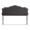 Baxton Studio Aurora Modern Dark Grey King Size Headboard 142-7768 - alternate 3